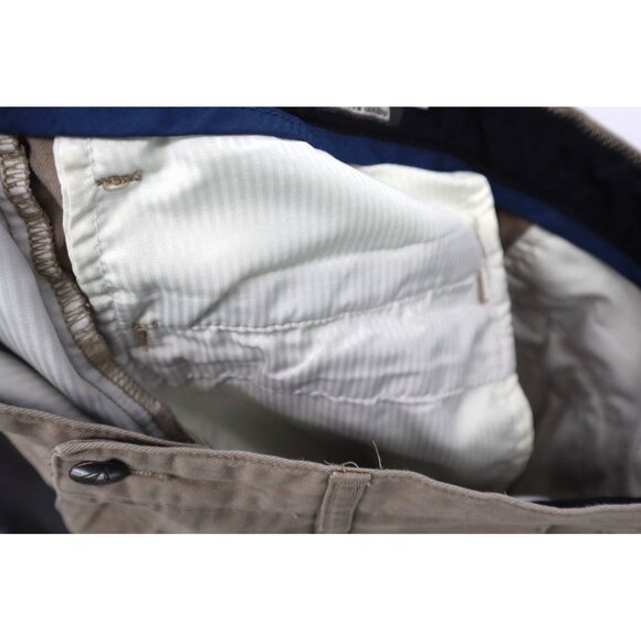 Volcom Mens Khaki Cargo Shorts Size 30 Cotton Blend Casual Wear Flat Front Chino - Picture 3 of 12